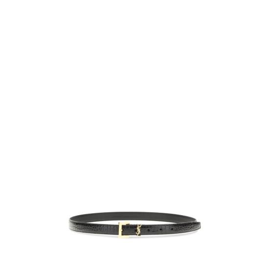 26FW 생로랑 벨트 SA554465DND0J1000BB BLACK - SAINT LAURENT