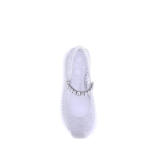 26FW 지미추 플랫 슈즈 JIJ000176685CLEARSILVEBB - JIMMY CHOO