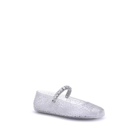 26FW 지미추 플랫 슈즈 JIJ000176685CLEARSILVEBB - JIMMY CHOO