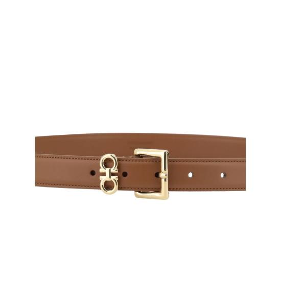 26FW 살바토레 페라가모 벨트 FE780417003BB BROWN - SALVATORE FERRAGAMO