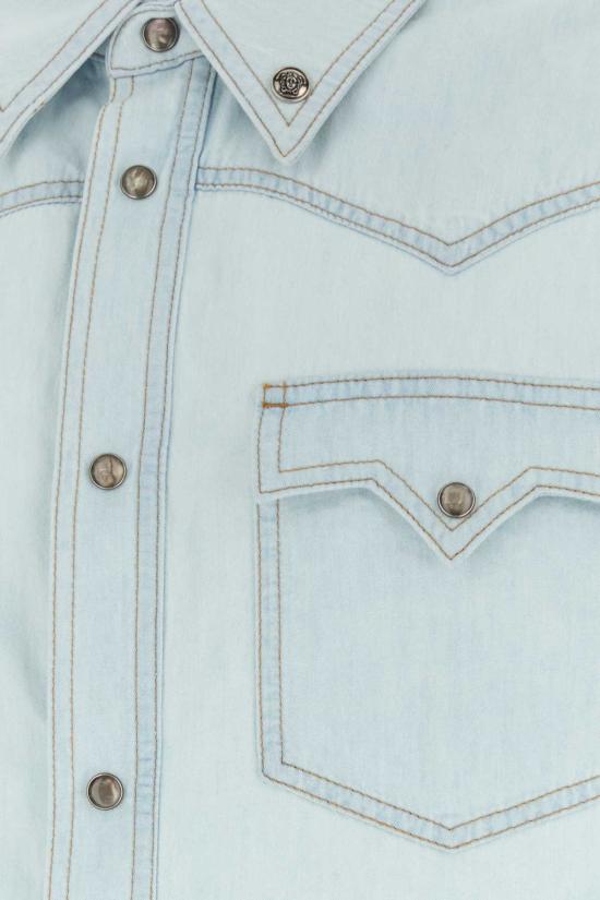 26SS 베르사체 셔츠 10236721A17872 1DA50 BLUE - VERSACE