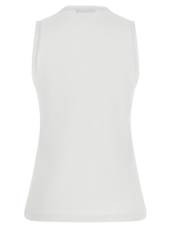 26FW 발망 민소매 티셔츠 BA340312BM WHITE - BALMAIN