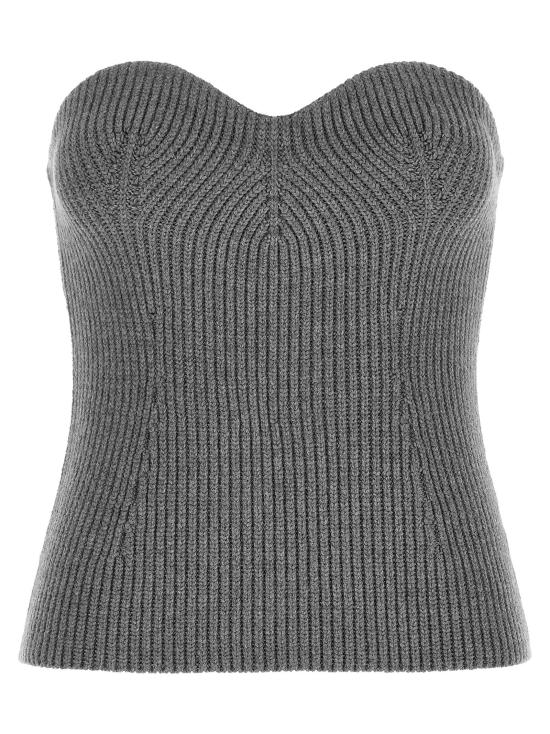 26FW 질샌더 스웨터 JI340021BM GRAY
