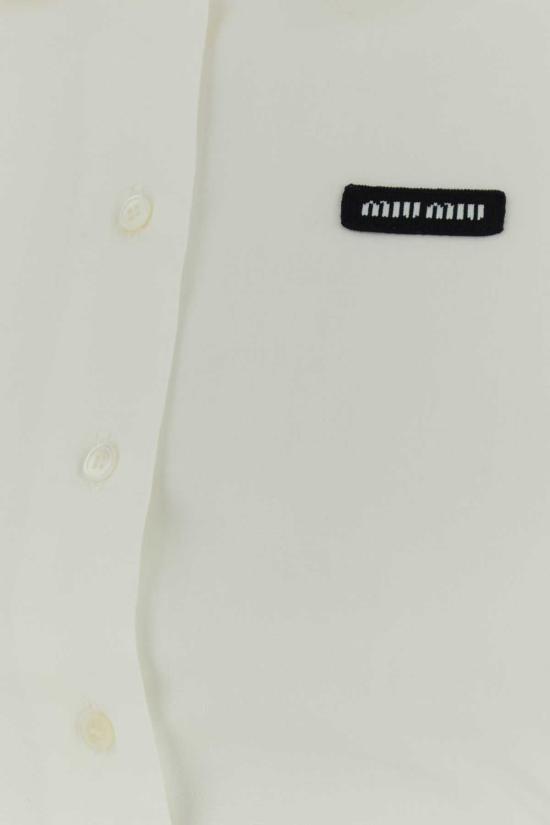 26FW 미우미우 원피스 MF6425SOOO163M F0009 WHITE - MIU MIU