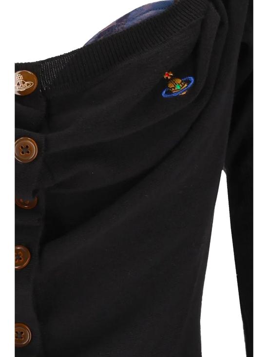26FW 비비안웨스트우드 가디건 1803002VY005E N401 BLACK - VIVIENNE WESTWOOD