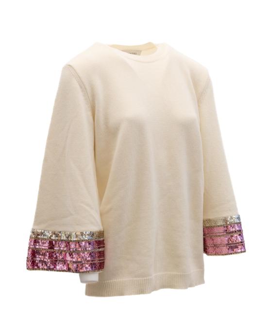  발렌티노 가라바니 스웨터 TB3KCB0759M CREAM - VALENTINO GARAVANI