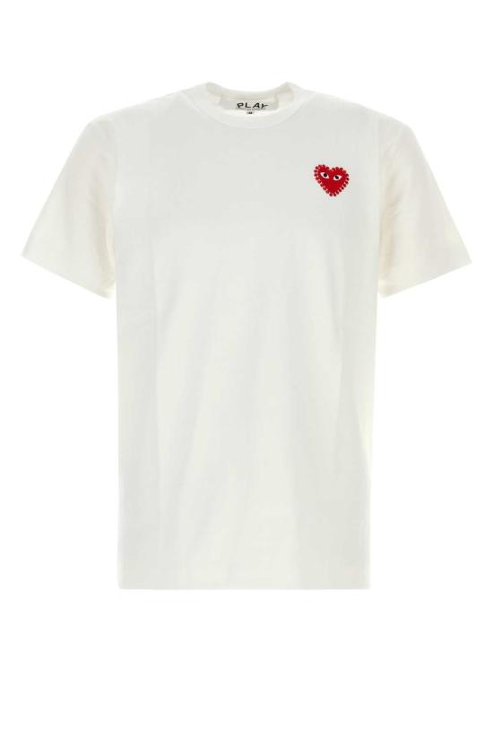 26FW 꼼데가르송 탑 AXT801051 WHITERED