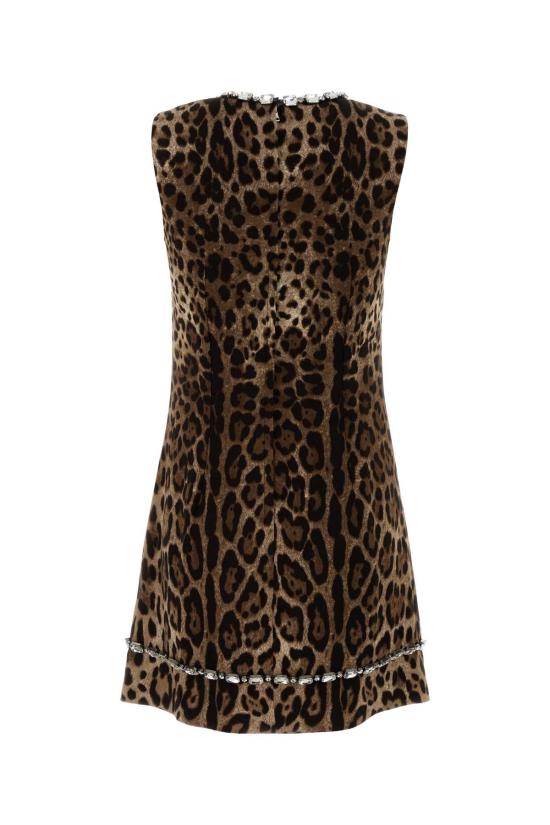 26FW 돌체앤가바나 원피스 F6D2MZFSRKY HY13M BROWN - DOLCE & GABBANA