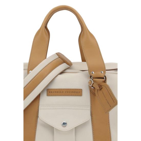 26SS 브루넬로 쿠치넬리 토트백 BRMBATBU394COK17BB BEIGE - BRUNELLO CUCINELLI