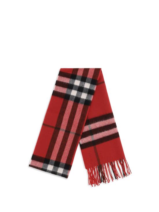 26FW 버버리 체크 캐시미어 스카프 8112640 C3383 RED - BURBERRY