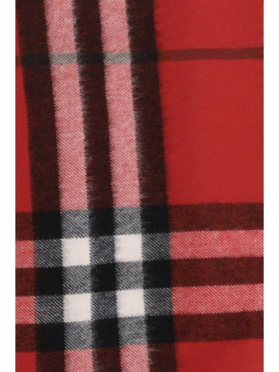 26FW 버버리 체크 캐시미어 스카프 8112640 C3383 RED - BURBERRY