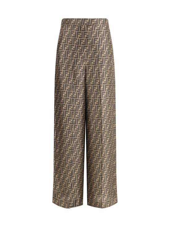 26SS 펜디 FF 트윌 팬츠 FR6606A8G3 F118W BROWN