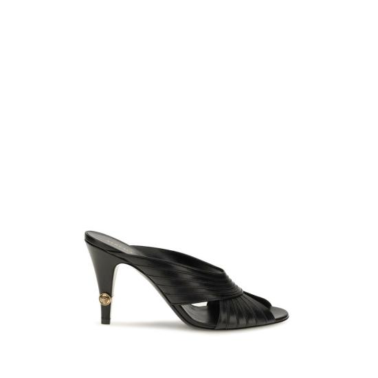 26FW 베르사체 힐/펌프스 VE10262571A176231B55JBB BLACK