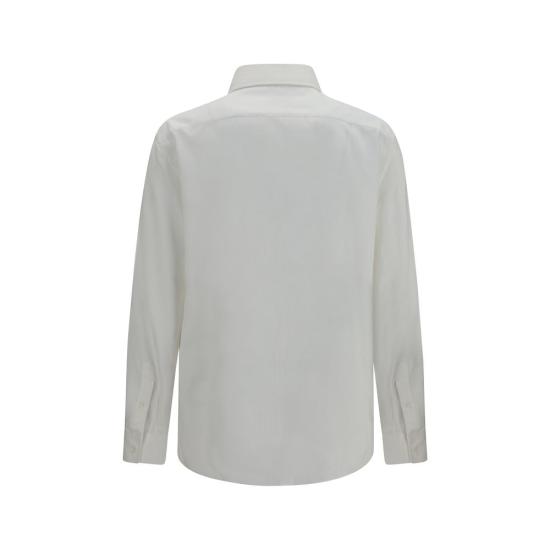26FW 브루넬로 쿠치넬리 셔츠 BRMY6370627C003BB WHITE - BRUNELLO CUCINELLI