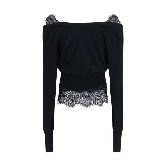 26FW 에르마노 설비노 가디건 ERD492N301APPYU95708BB BLACK - ERMANNO SCERVINO