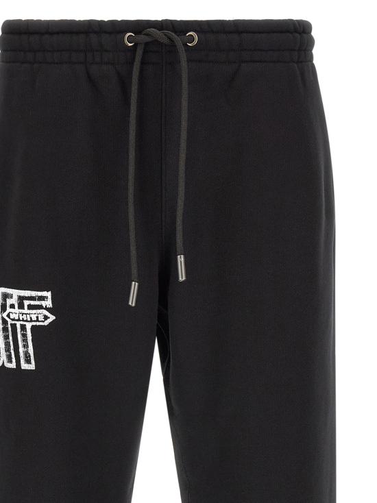 26FW 오프화이트 트레이닝/조거 팬츠 OF339718BM BLACK - OFF WHITE