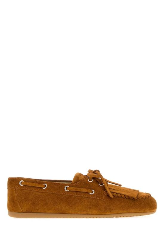 26FW 미우미우 타이어 테크니컬 스웨이드 스니커즈 5D745EF0050B2 F0287 BROWN