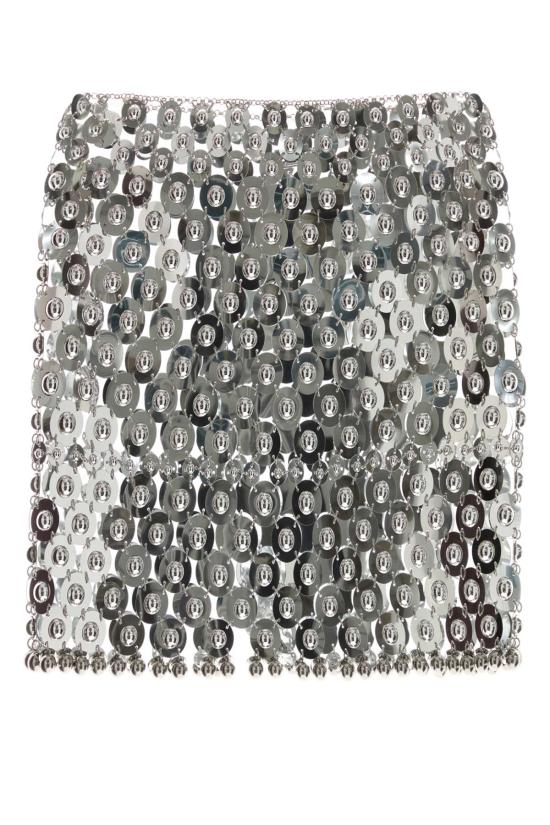 26FW 파코라반 스커트 26AIJU214PS0129 P040 SILVER - PACO RABANNE