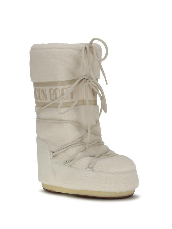 26FW 문부츠 아이콘 플리스 부츠 80D1403080 H017 WHITE - MOON BOOT