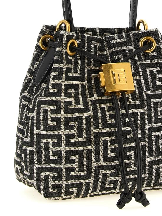 26FW 발망 토트백 BA340201BM BLACK - BALMAIN