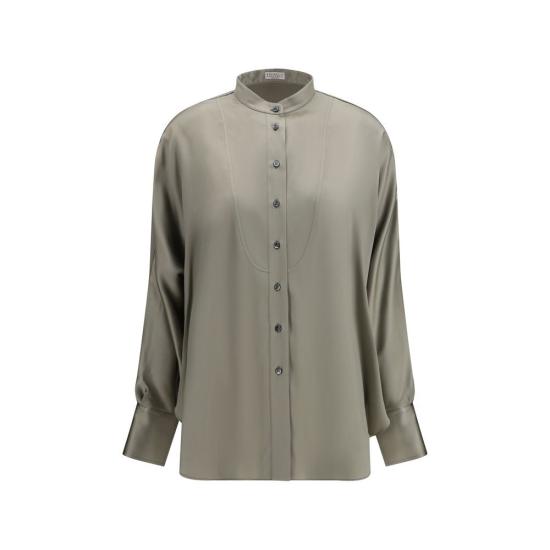 26SS 브루넬로 쿠치넬리 셔츠 BRM0C59MY906C9125BB BEIGE - BRUNELLO CUCINELLI