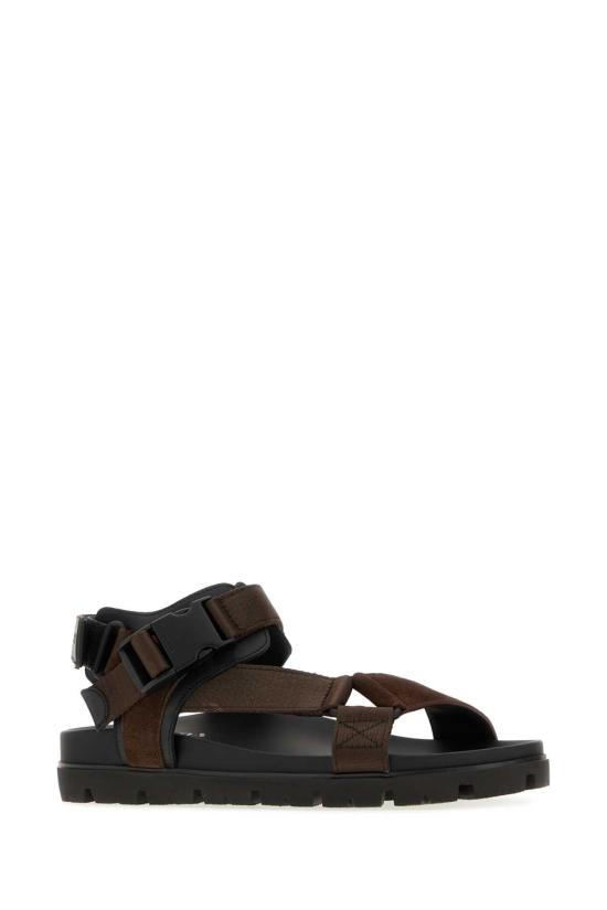 26FW 프라다 어드저스터블 버클 스트랩 스포츠 샌들 2X3177FG0003ZOE F0003 BROWN - PRADA