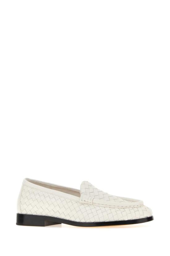 26FW 보테가베네타 플랫 슈즈 867815V2ED0 9117 WHITE - BOTTEGA VENETA