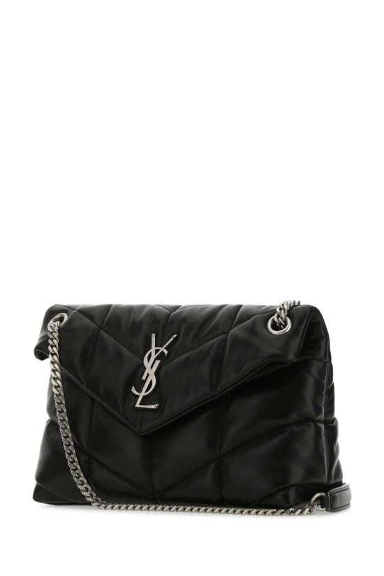 26FW 생로랑 루루 푸퍼 스몰 체인 백 5774761EL00 1000 BLACK - SAINT LAURENT