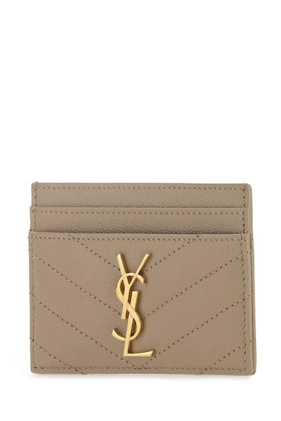 26FW 생로랑 카산드라 마틀라세 카드 케이스 423291BOW01 2721 BEIGE - SAINT LAURENT
