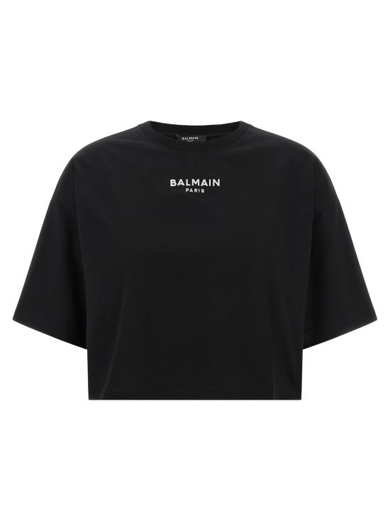 26FW 발망 폴로 티셔츠 BA340313BM BLACK