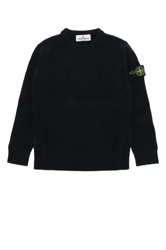 26FW 스톤 아일랜드 주니어 컴퍼스 패치 리브드 스웨터 L2S165100010S0C02 V0020 NAVY