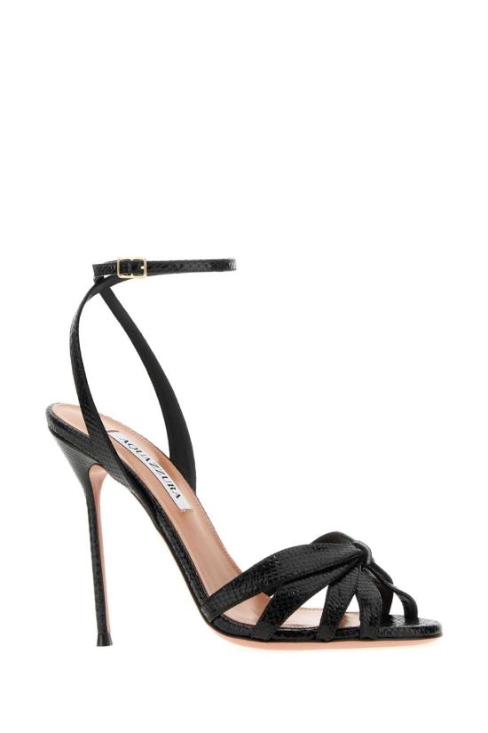 26FW 아쿠아주라 힐/펌프스 SLTHIGS0MSK BLACK - AQUAZZURA