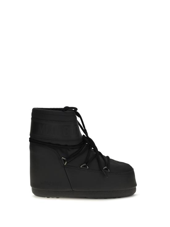 26FW 문부츠 아이콘 나일론 로우 부츠 80D1409380 N001 BLACK