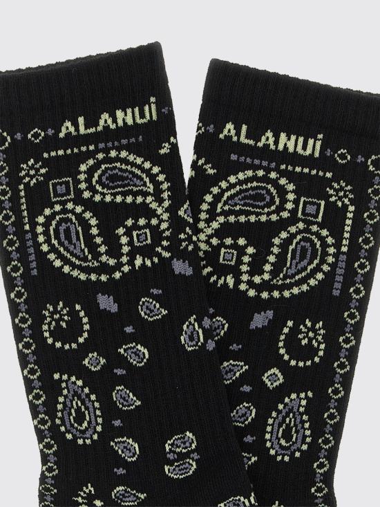 26FW 알라누이 양말 LWRA007E26KNI001 1084 Black - ALANUI