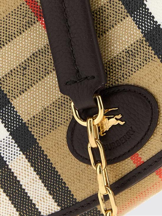 26FW 버버리 하이랜드 체인 스트랩 월렛 8112274 Sand - BURBERRY