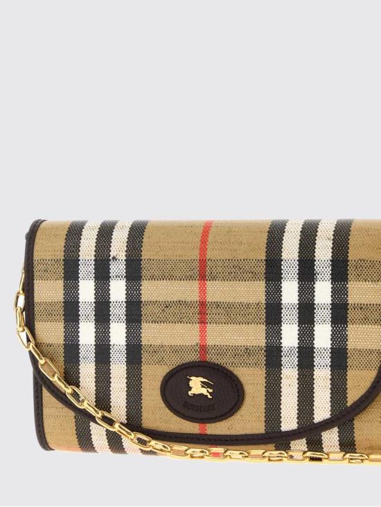 26FW 버버리 하이랜드 체인 스트랩 월렛 8112274 Sand - BURBERRY