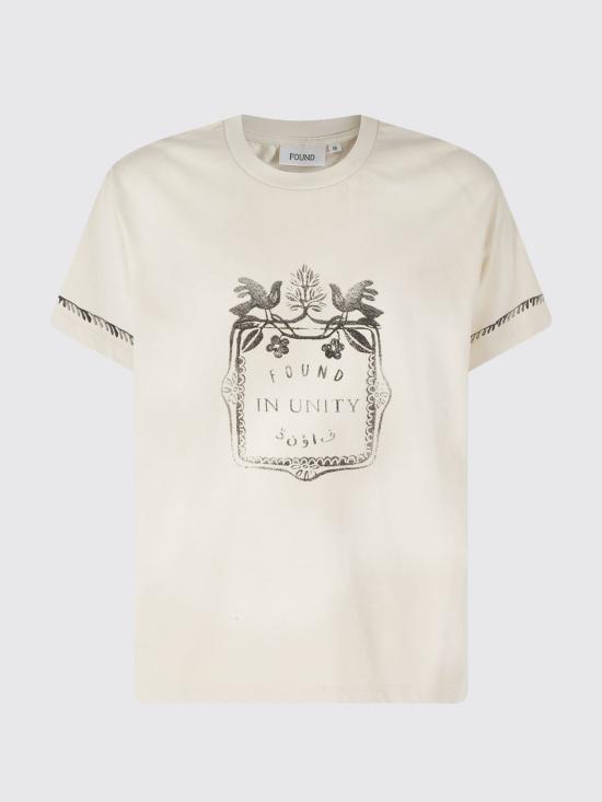 26SS 파운드 반팔 티셔츠 FOSS26TT18012 6369 White - FOUND