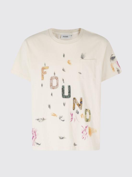 26SS 파운드 반팔 티셔츠 FOSS26TT16012 6368 White - FOUND