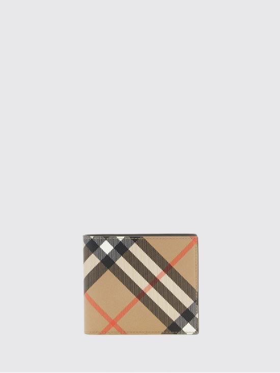 26FW 버버리 체크 반지갑 샌드 8091926 Beige