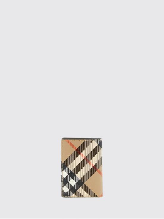 26FW 버버리 체크 폴딩 카드 지갑 8091906 Beige - BURBERRY