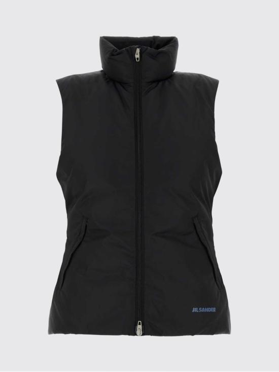 26FW 질샌더 베스트 J02AF0139J70207 001 Black - JIL SANDER