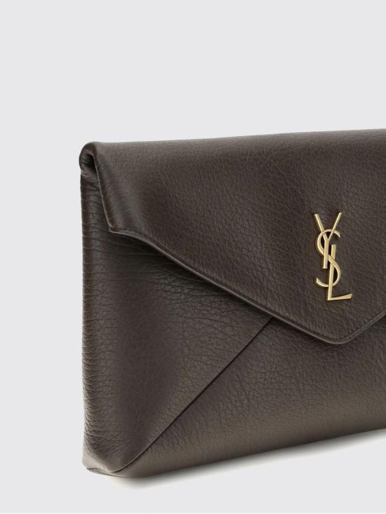 26FW 생로랑 카산드라 라지 엔벨로프 파우치 769307AACYT 2050 Cocoa - SAINT LAURENT