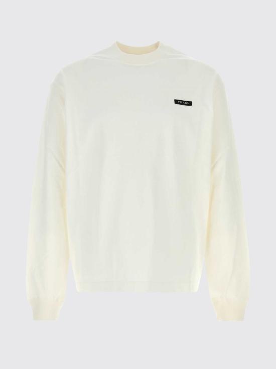 26FW 프라다 긴팔 티셔츠 UJL47DSOOO6281 F0009 White