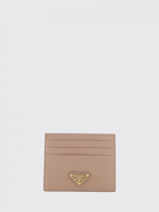 26FW 프라다 클래식 사피아노 가죽 카드 홀더 1MC025QHH F0236 Blush Pink