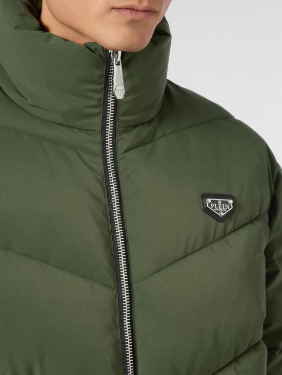 26SS 필립 플레인 숏패딩 LADCMRB2836PNY002N 65 Military - PHILIPP PLEIN