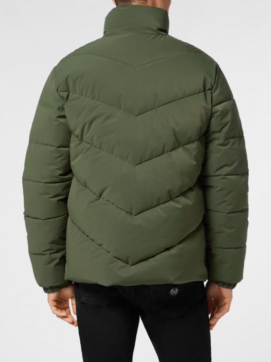 26SS 필립 플레인 숏패딩 LADCMRB2836PNY002N 65 Military - PHILIPP PLEIN