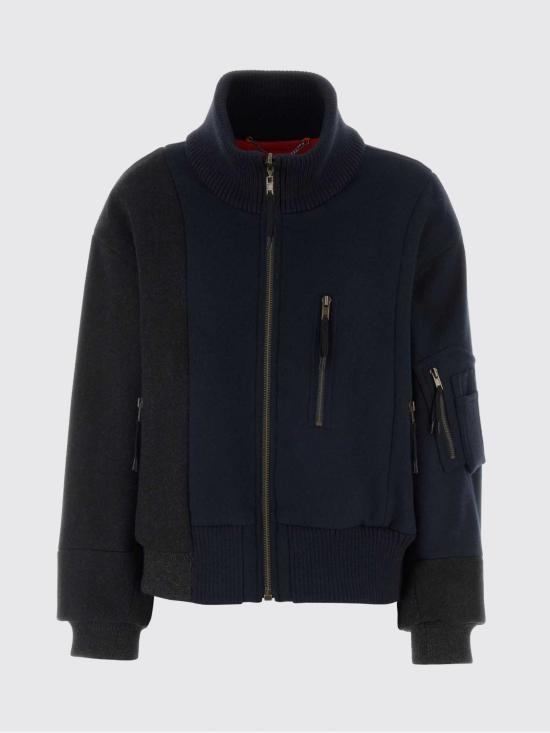 26FW 마르지엘라 투톤 울 봄버 재킷 S51AM0520M35935 961 Black - MAISON MARGIELA