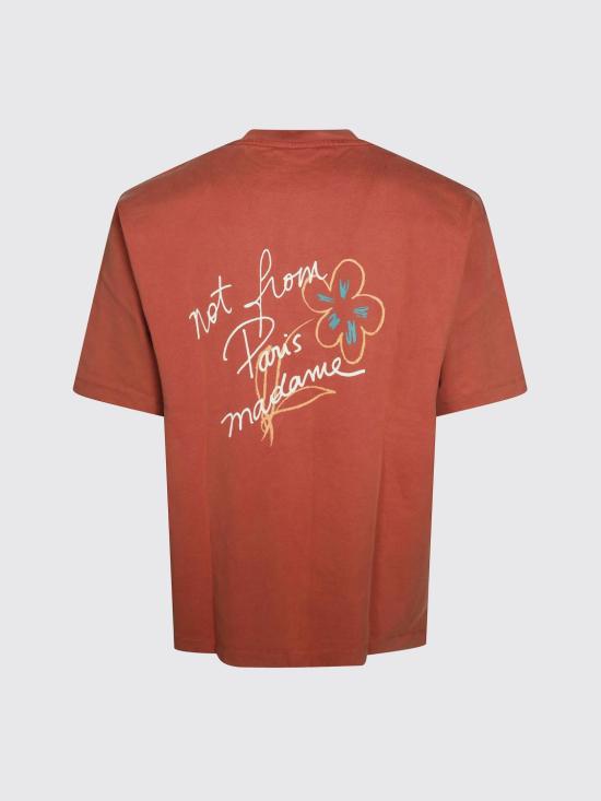 26FW 드롤드무슈 반팔 티셔츠 LTS188CO248 BR Brown - DROLE DE MONSIEUR