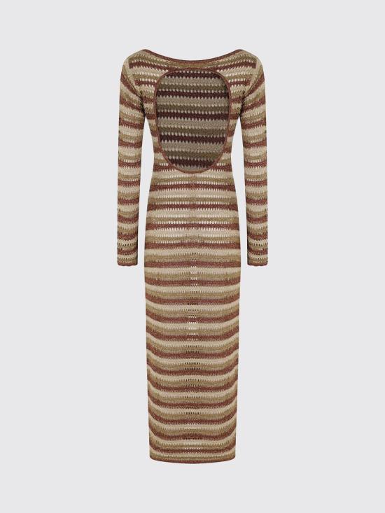 26SS 세인트바쓰 롱 원피스 RYN0001 00492L Brown - MC2 SAINT BARTH