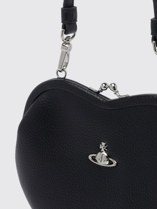 26FW 비비안웨스트우드 벨 하트 프레임 퍼스 4B01000CWS000D N403 Black - VIVIENNE WESTWOOD